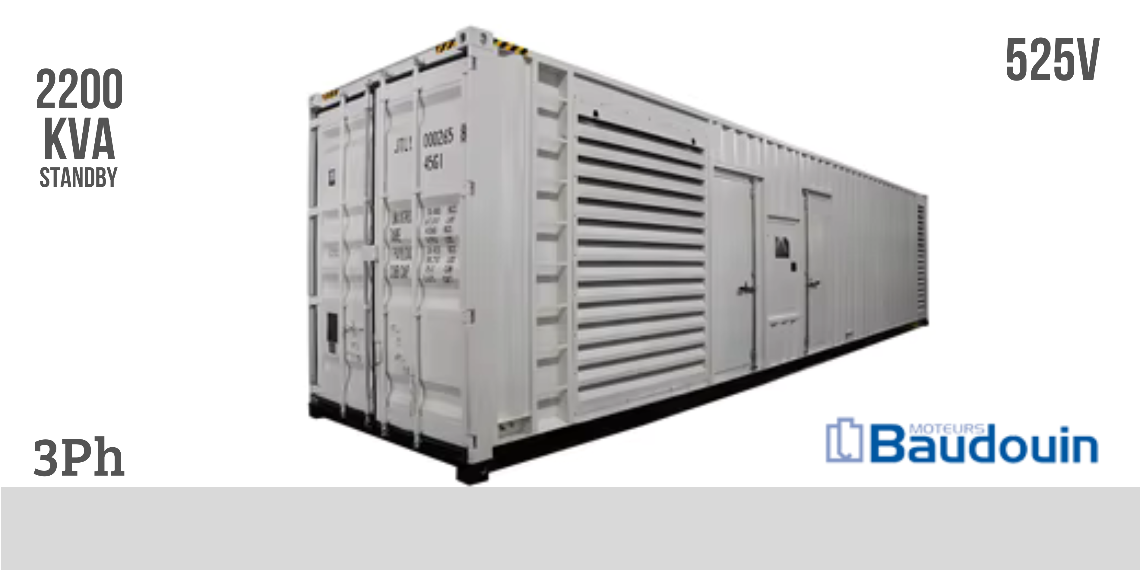 Baudouin Diesel Generators 